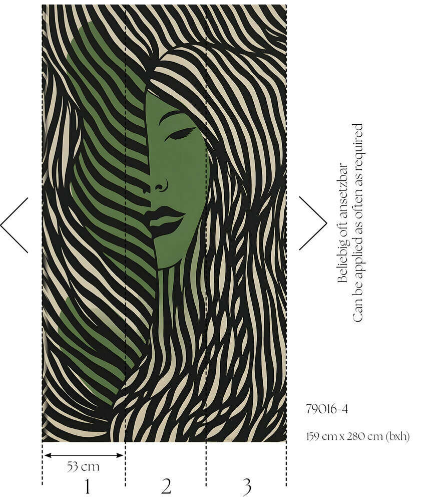 AS Creation Metropolitan Stories Hot Spots Fotobehang Groen - 79016-4 / 790164