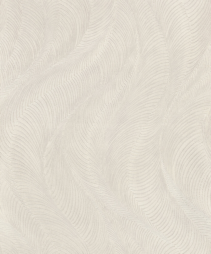 Rasch Incanto 659610 - Wit Metallic Glans