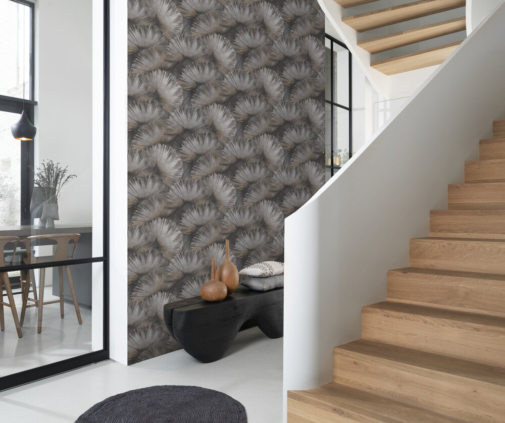 Rasch Incanto 659788 - Grijs / Bruin