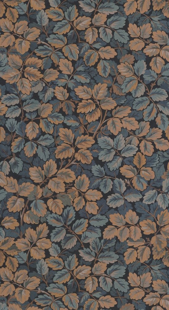 Casadeco Heritage (incl. Gratis Lijm*) HETA201206230 - Blauw / Oranje