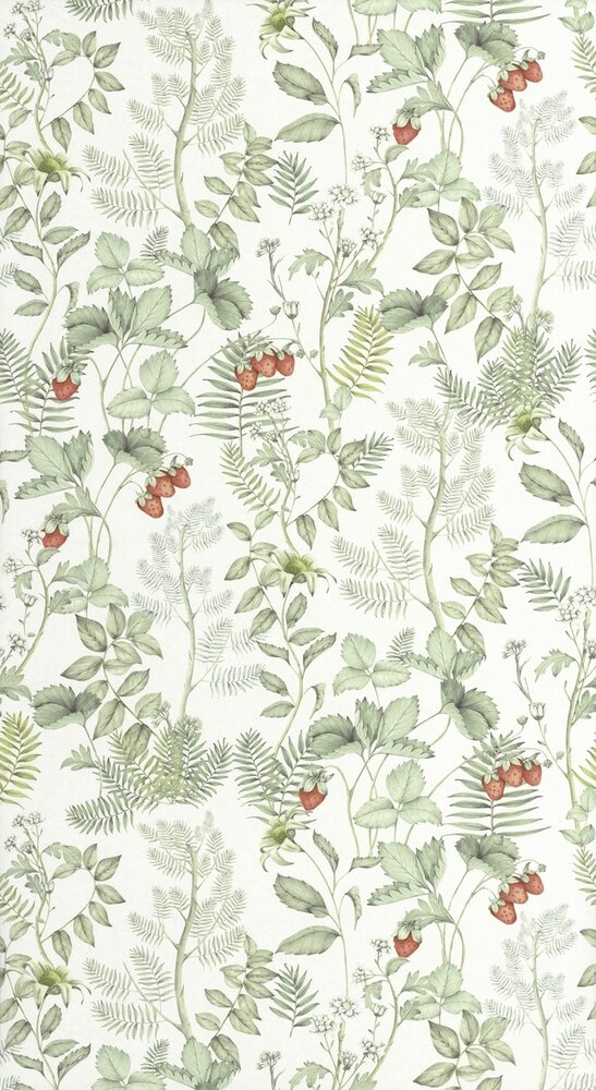 Casadeco Heritage (incl. Gratis Lijm*) HETA201217155 - Groen / Wit / Rood