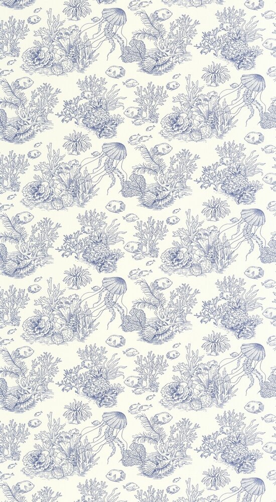 Casadeco Seaside (incl. Gratis Lijm*) SEAS201476446 - Blauw