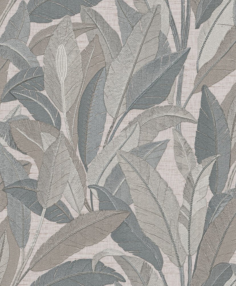 Dutch Wallcoverings Renaissance 2 RE521054 Grijs / Blauw