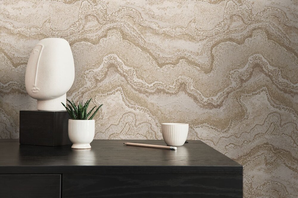 AS Creation Stories of Life - 39659-2 / 396592 Beige / Goud