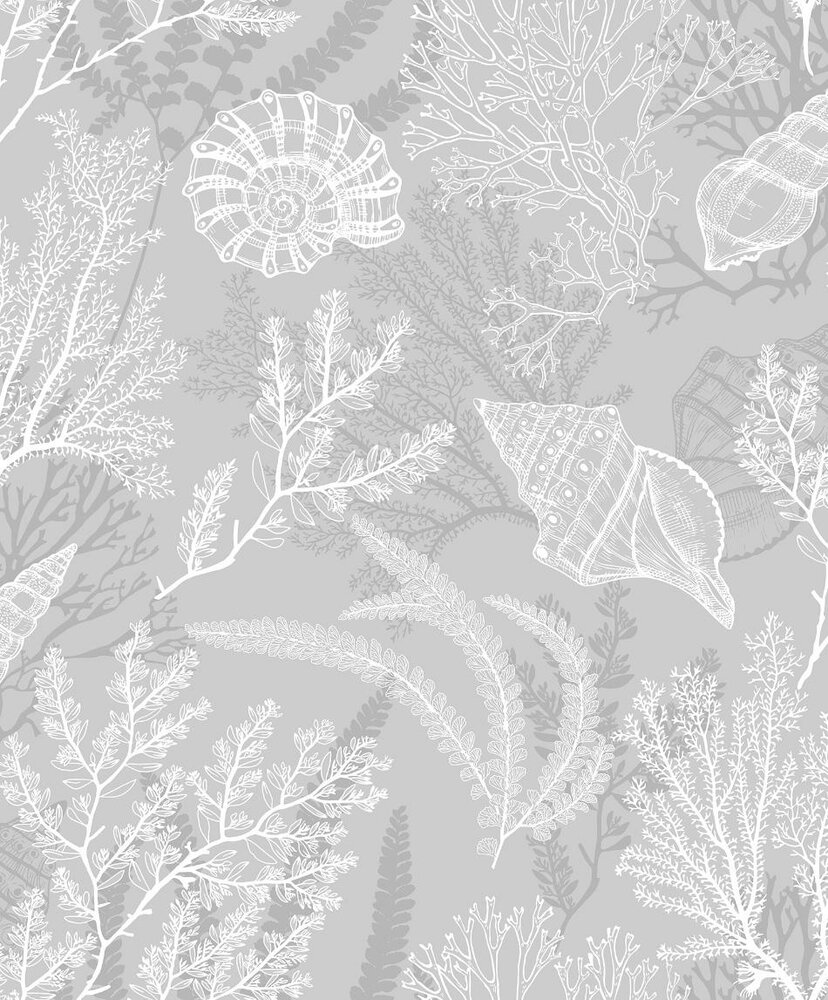 Noordwand Mona 81687 - Grijs / Wit