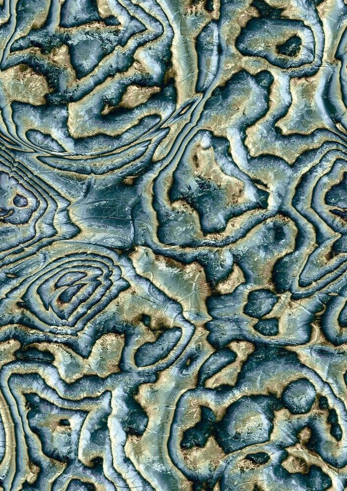 Noordwand Mona 81692 - Blauw / Metallic