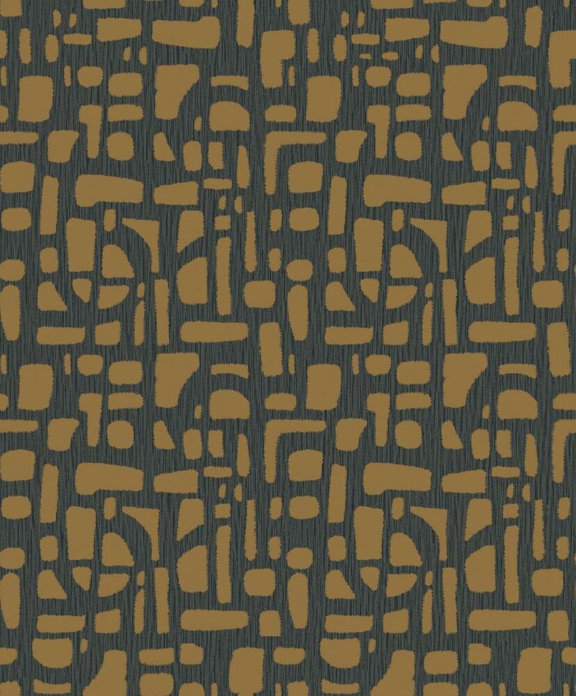 Noordwand Zen DWP0364-04 - Zwart / Metallic