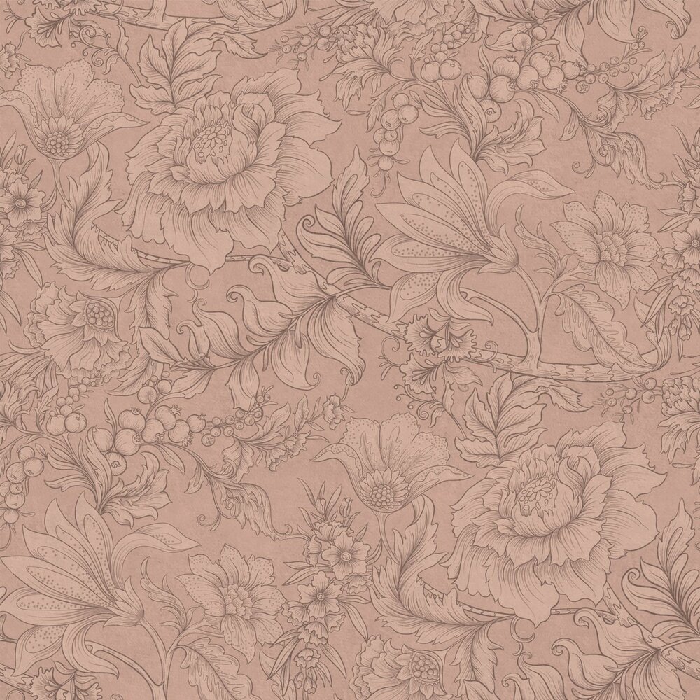 Esta Home Bloemen 139794 (incl. Gratis Lijm*) Terracotta]Roze