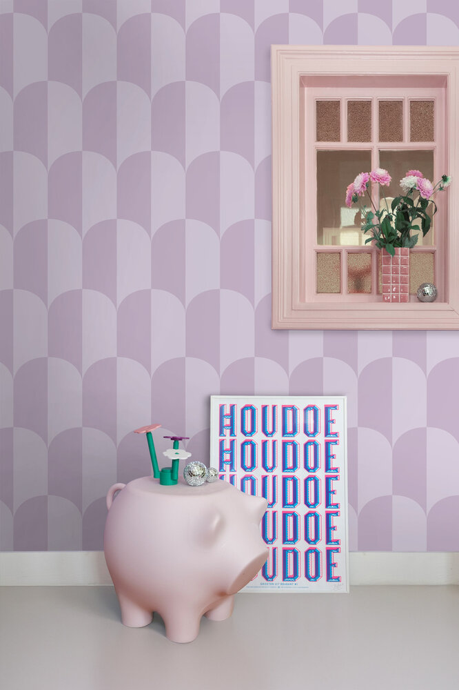 Esta Home Art Deco 139993 (incl. Gratis Lijm*) Paars