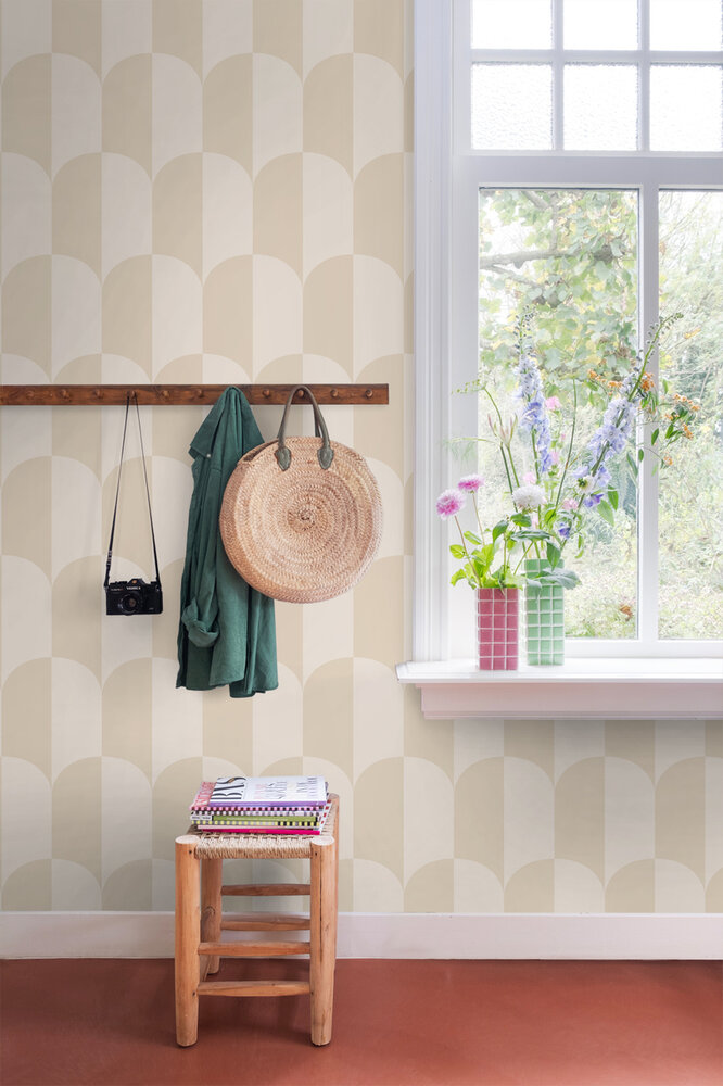 Esta Home Art Deco 139991 (incl. Gratis Lijm*) Beige