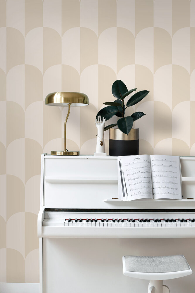 Esta Home Art Deco 139991 (incl. Gratis Lijm*) Beige