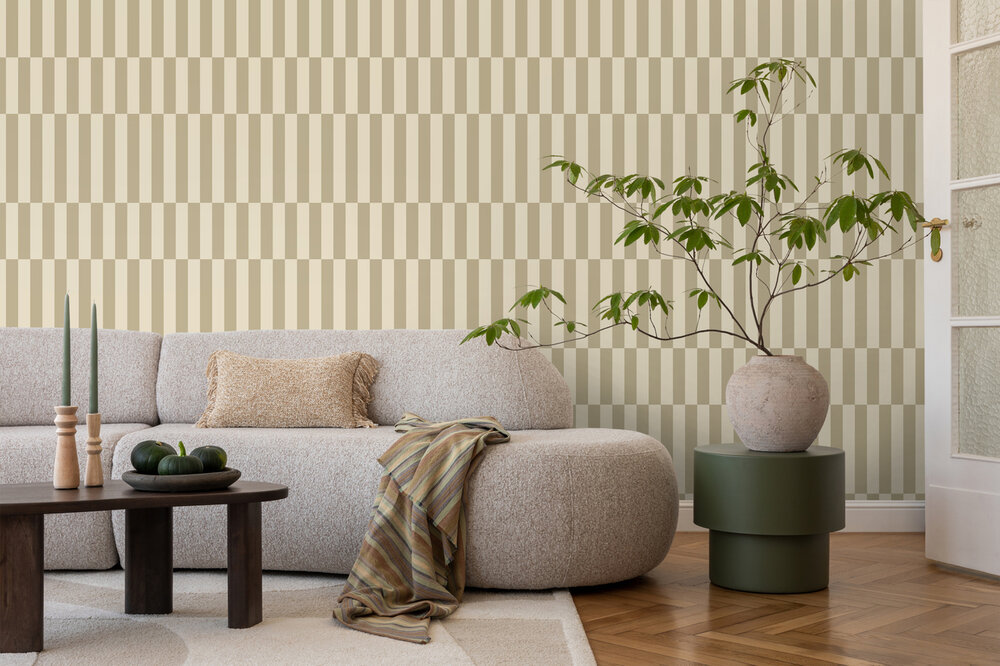 Esta Home Strepen 131212 (incl. Gratis Lijm*) Beige