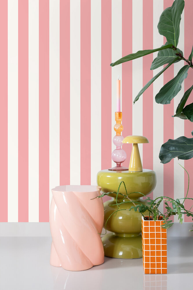 Esta Home Strepen 139906 (incl. Gratis Lijm*) Roze
