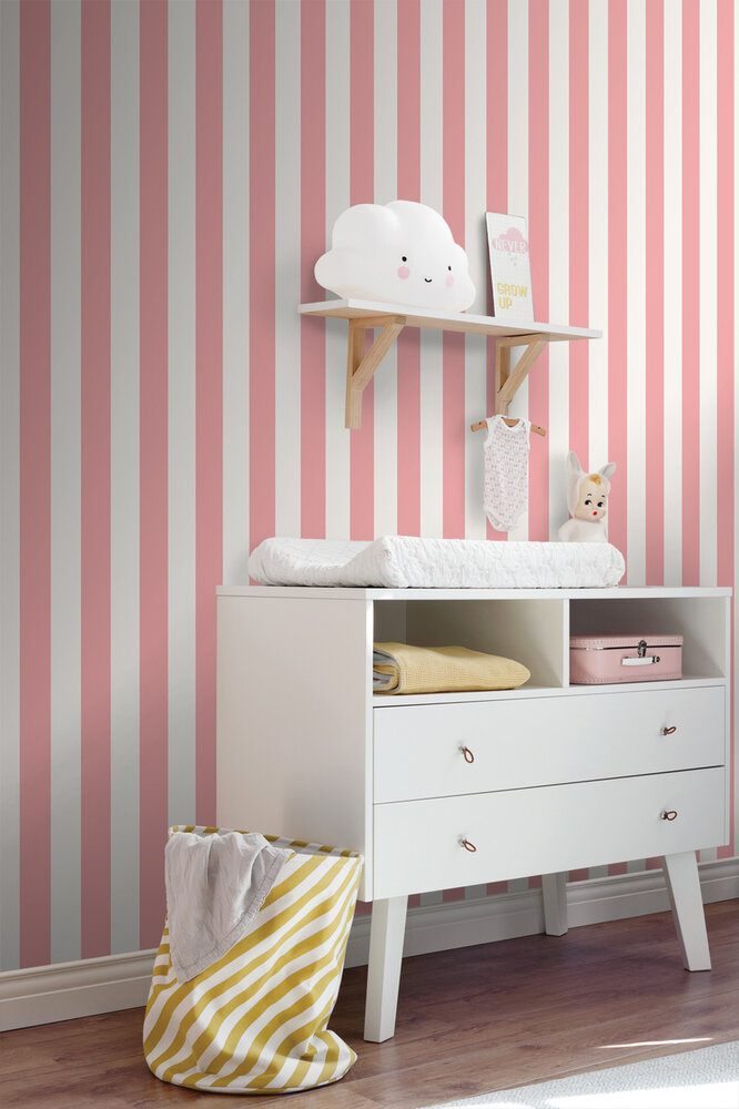 Esta Home Strepen 139906 (incl. Gratis Lijm*) Roze