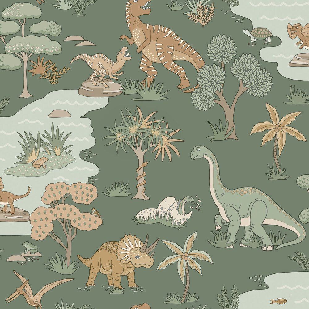 Dutch Wallcoverings Adventure Awaits Groen 14010