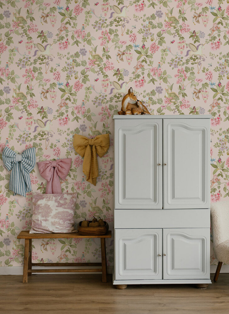 Dutch Wallcoverings Adventure Awaits Roze 14021