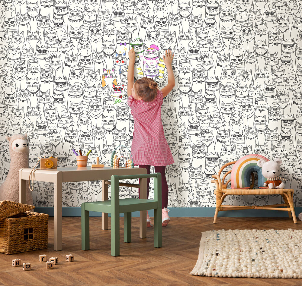 Dutch Wallcoverings Adventure Awaits Zwart 14070