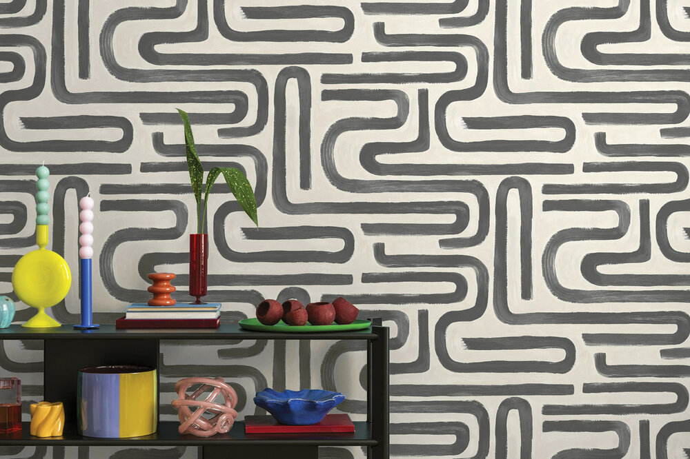 Dutch Wallcoverings Imaginarium 3 Zwart 14233