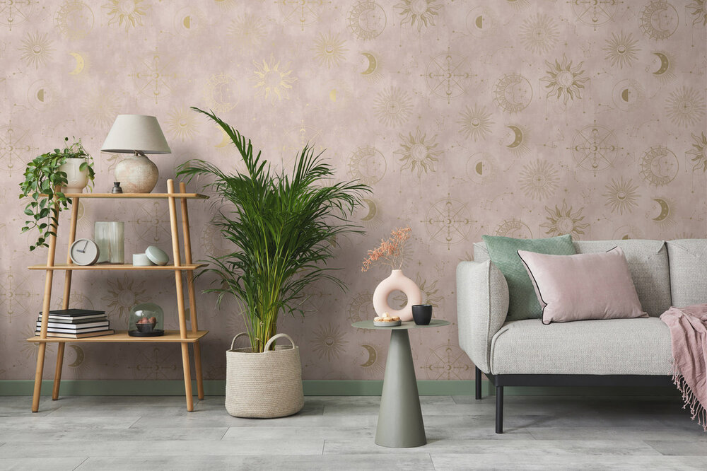 Dutch Wallcoverings Imaginarium 3 Roze Goud 14250