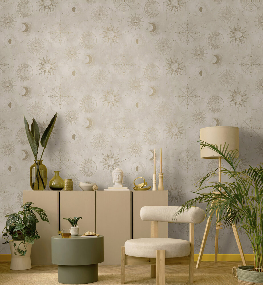 Dutch Wallcoverings Imaginarium 3 Creme Goud 14252