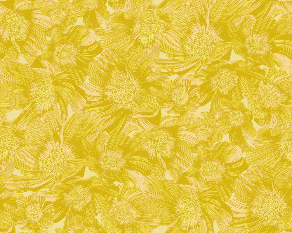 Arte Missoni Home Wallcoverings 05 MI10500  (incl. Gratis Lijm*) Geel