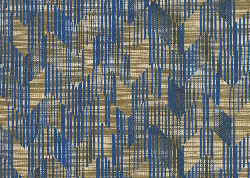 Arte Missoni Home Wallcoverings 05 MI10527  (incl. Gratis Lijm*) Taupe / Blauw