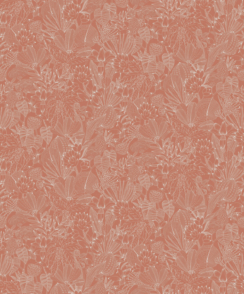 Masureel Romance ROM104  (incl. Gratis Lijm*) Grijs / Terracotta