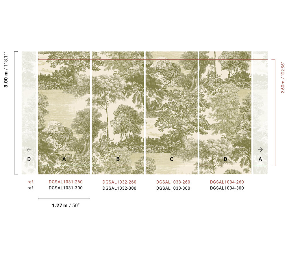 Masureel Amazone DGSAL1032-260  (incl. Gratis Lijm*)