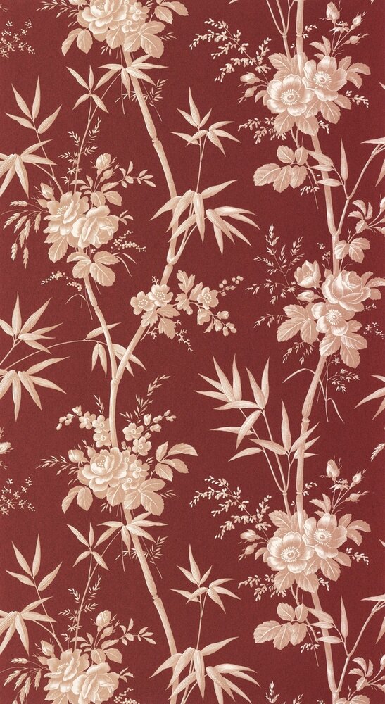Casadeco Les Belles Toiles De Jouy 2 BTJD201708778 (incl. Gratis Lijm*) Wit / Rood / Oranje