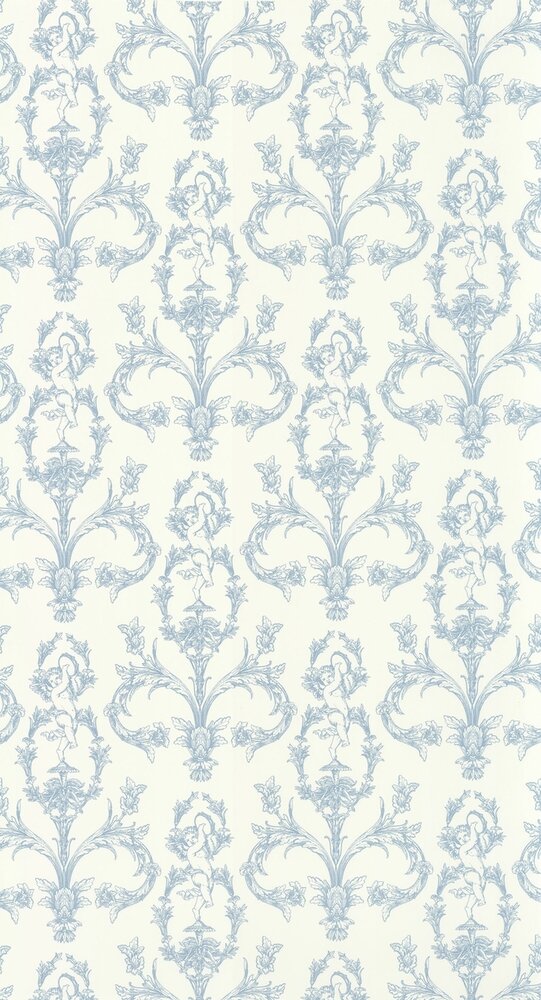 Casadeco Les Belles Toiles De Jouy 2 BTJD201716226 (incl. Gratis Lijm*) Blauw