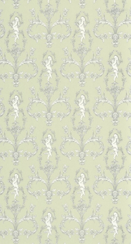 Casadeco Les Belles Toiles De Jouy 2 BTJD201717373 (incl. Gratis Lijm*) Groen