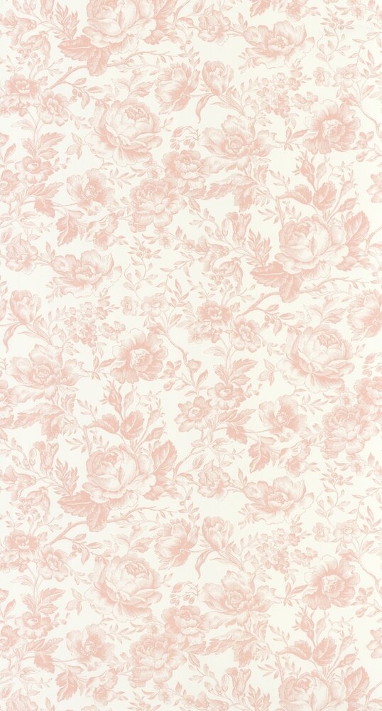 Casadeco Les Belles Toiles De Jouy 2 BTJD201724101 (incl. Gratis Lijm*) Roze