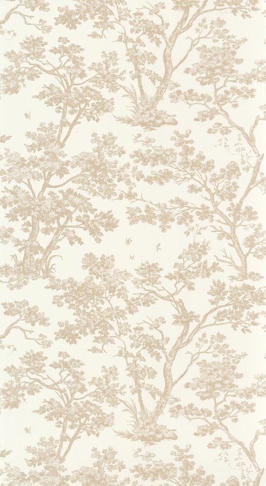 Casadeco Les Belles Toiles De Jouy 2 BTJD81521122 (incl. Gratis Lijm*) Beige