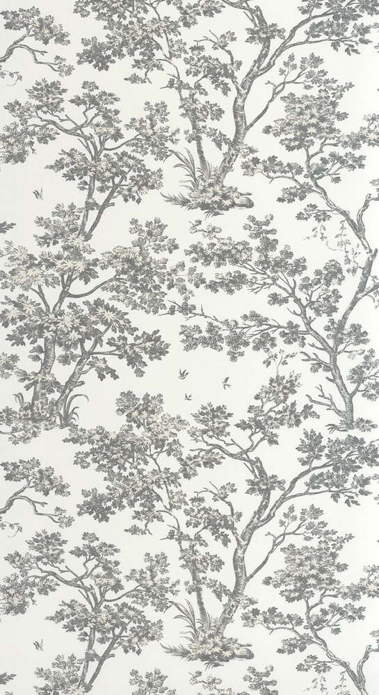 Casadeco Les Belles Toiles De Jouy 2 BTJD81529889 (incl. Gratis Lijm*) Zwart / Wit
