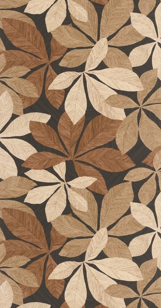 Caselio Woodline WOD106839001 (incl. Gratis Lijm*) Creme / Bruin / Zwart