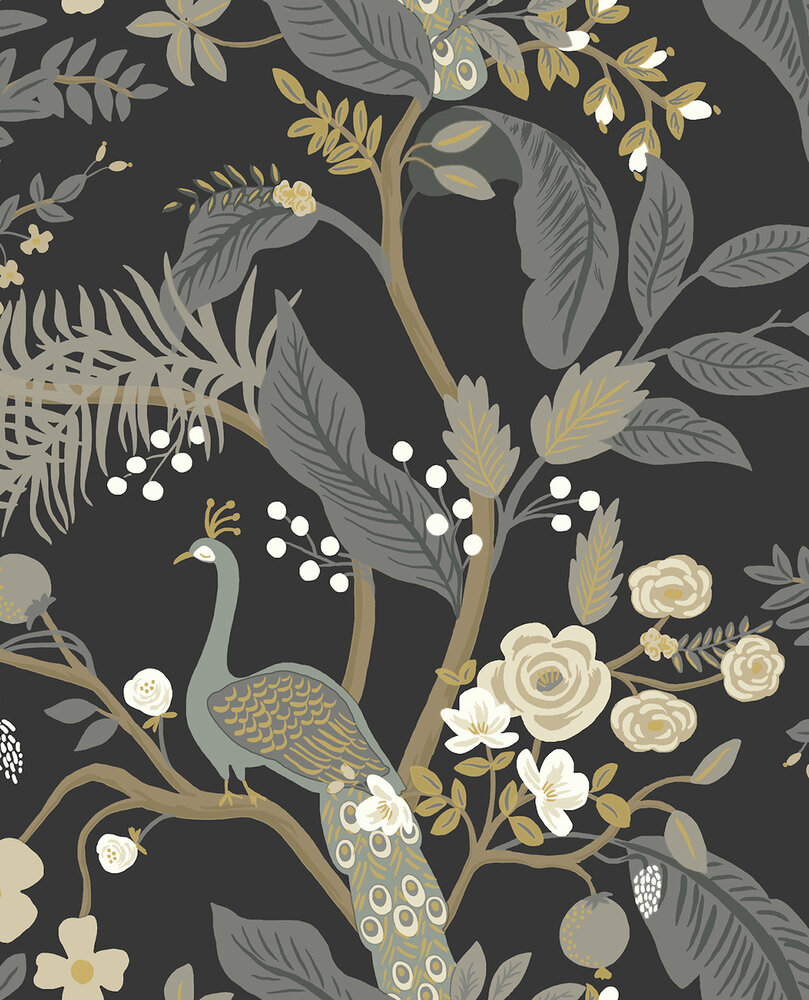 Eijffinger Rifle Paper co. RI5170 (incl. Gratis Lijm*) Beige / Grijs / Zwart