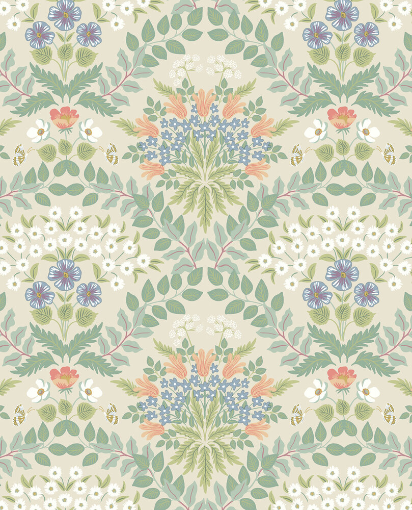 Eijffinger Rifle Paper co. RP7321 (incl. Gratis Lijm*) Multicolour