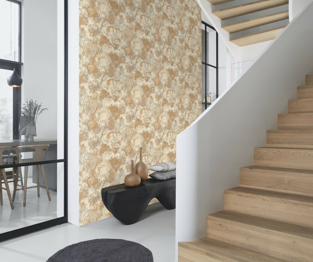 Rasch Factory VI 497236 Creme Wit / Taupe / Grijs