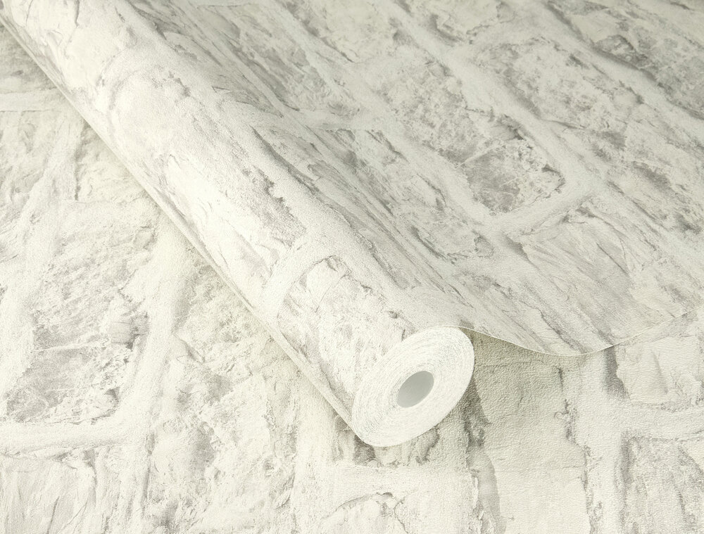 Rasch Factory VI 498318 Wit / Grijs