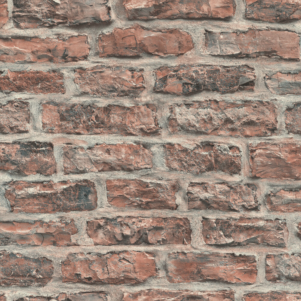 Rasch Factory VI 498332 Grijs / Terracotta