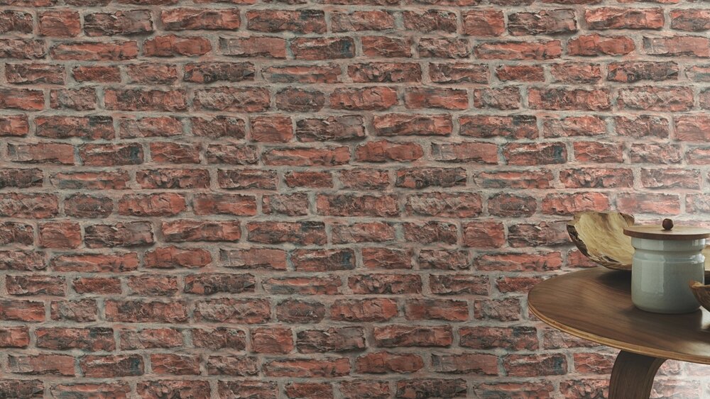 Rasch Factory VI 498332 Grijs / Terracotta