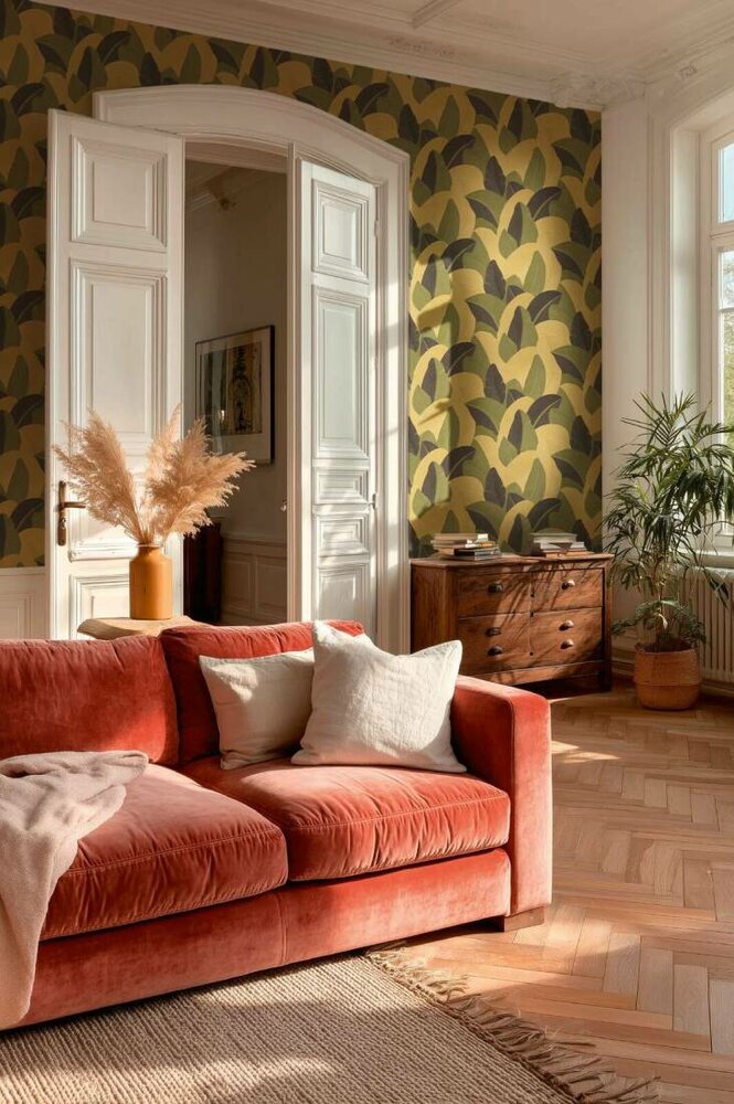 AS Creation Vibes &amp; Styles 79039-1 Geel