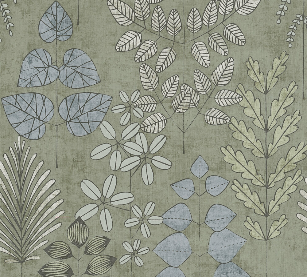 AS Creation Nordic Feeling 79149-1 Groen