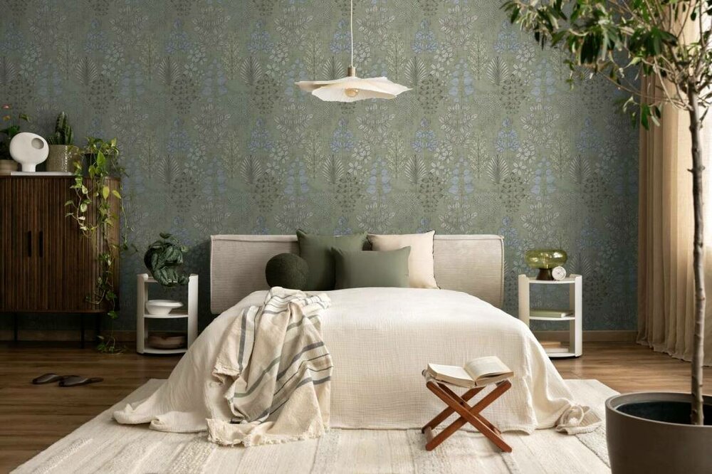 AS Creation Nordic Feeling 79149-1 Groen