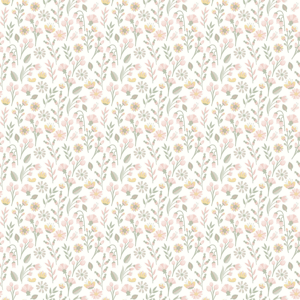 Dutch Wallcoverings Sweet Dreams A832-03 Roze / Geel