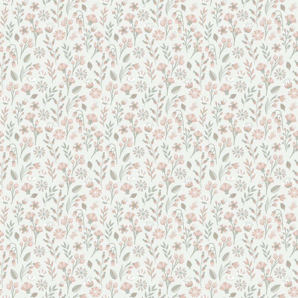 Dutch Wallcoverings Sweet Dreams A832-24 Roze / Groen