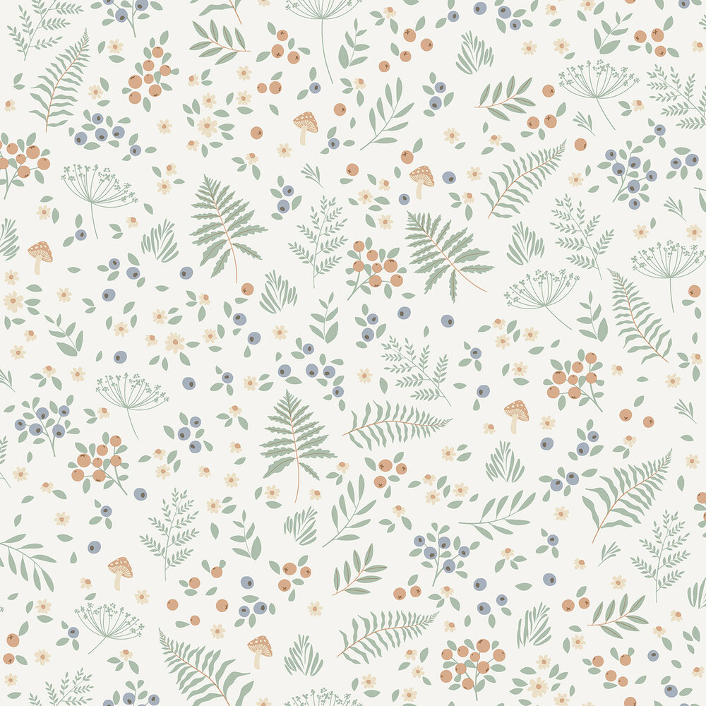 Dutch Wallcoverings Sweet Dreams N066-01 Groen / Blauw