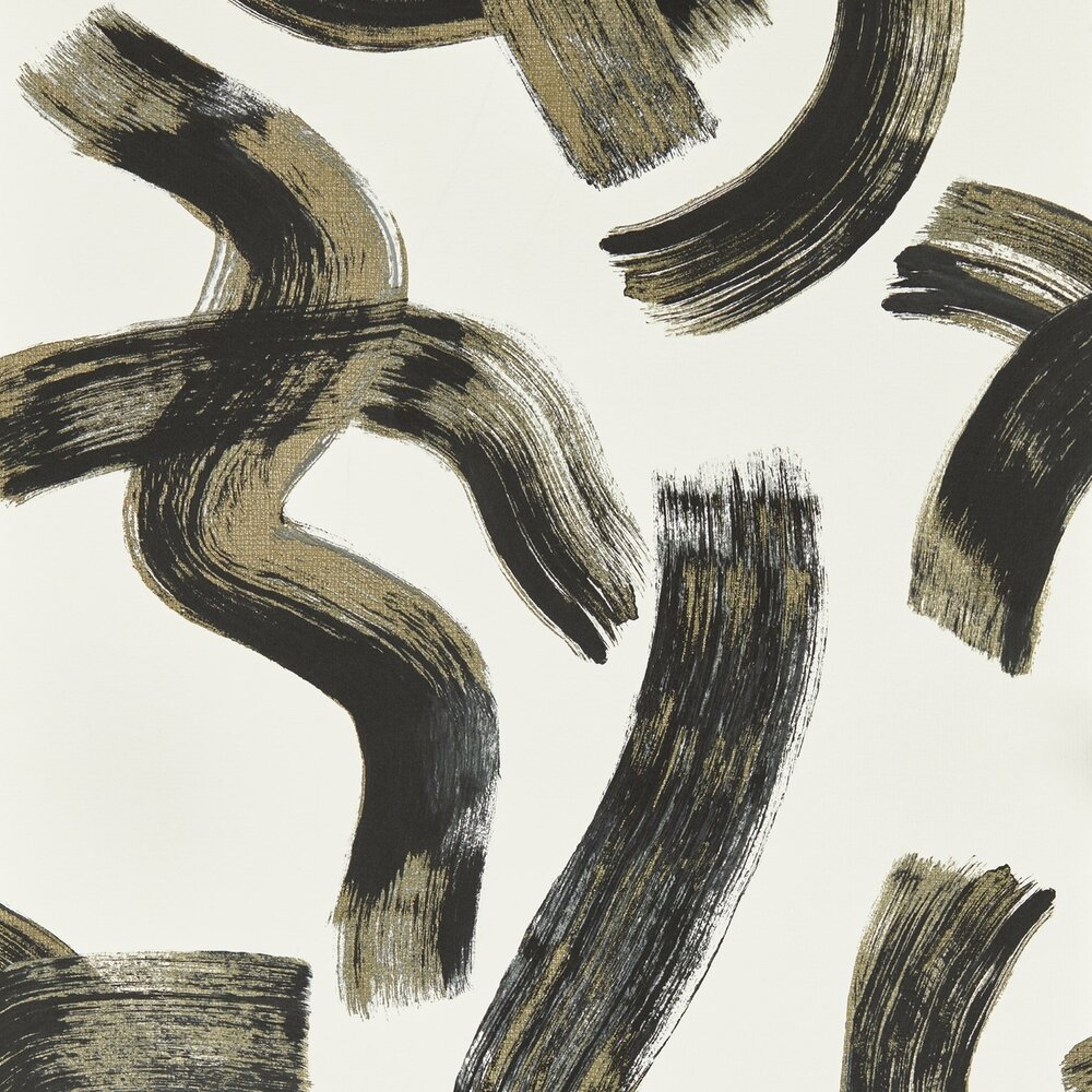 Clarke &amp; Clarke Metropolitan Wallcoverings W0227/04 Zwart