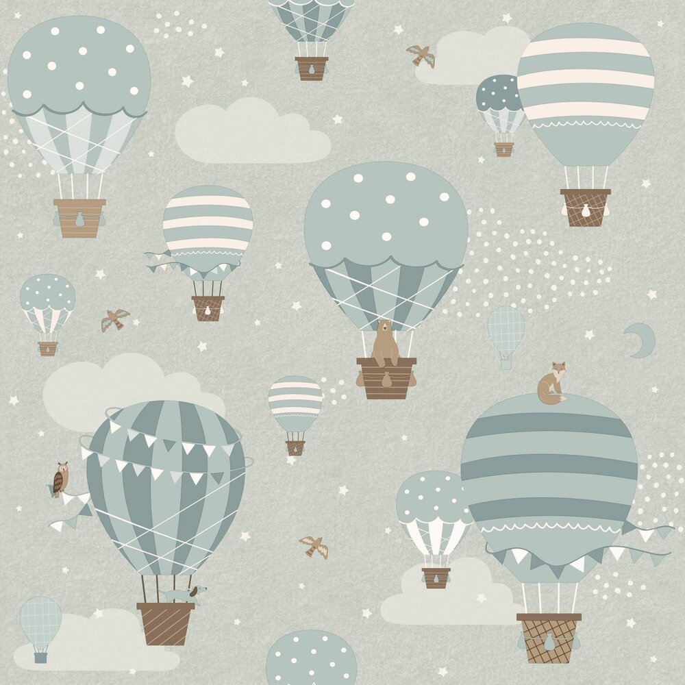 Esta Home Wolken Dieren 363215 Blauw