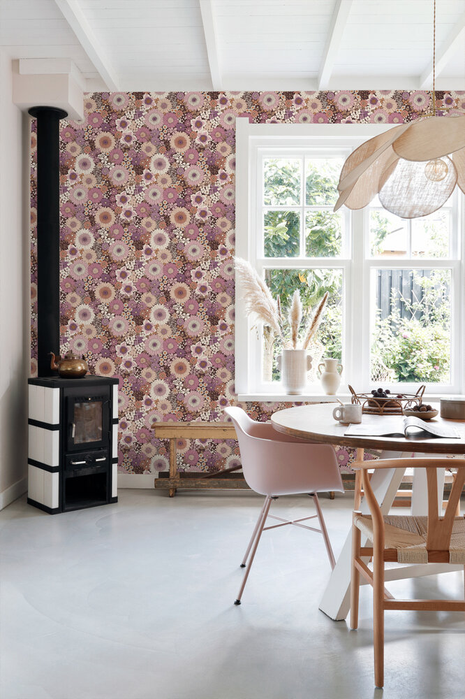 Esta Home Bloemen 363239 Paars